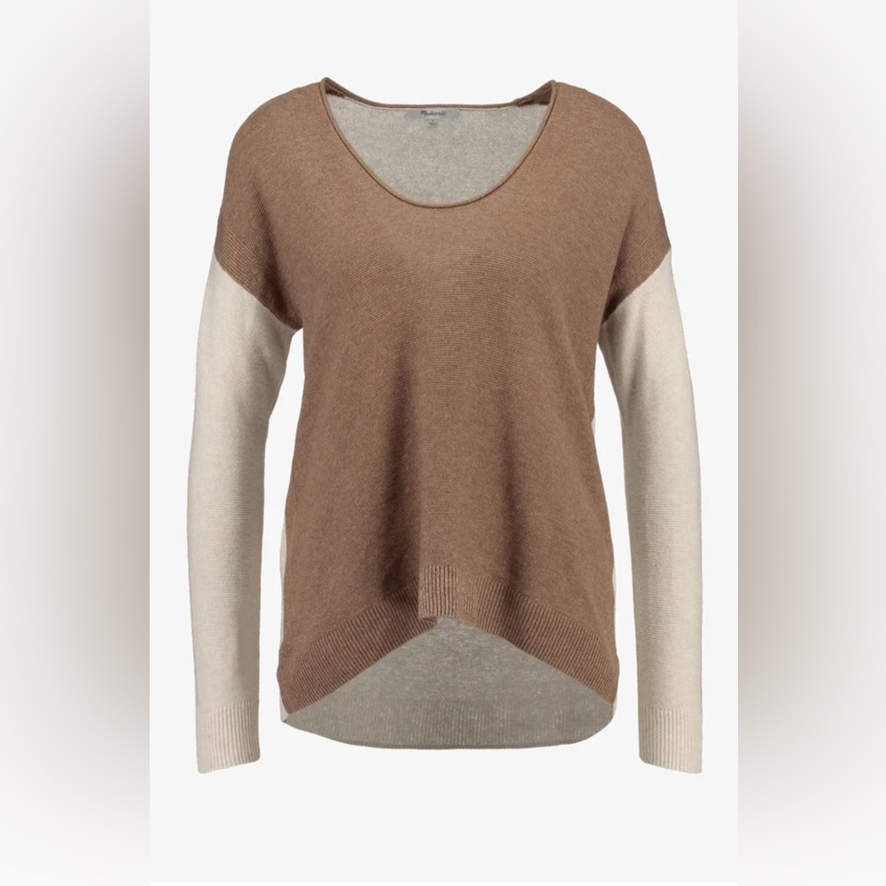 Madewell Kimball Pullover Sweater in Colorblock - Picture 7 of 8